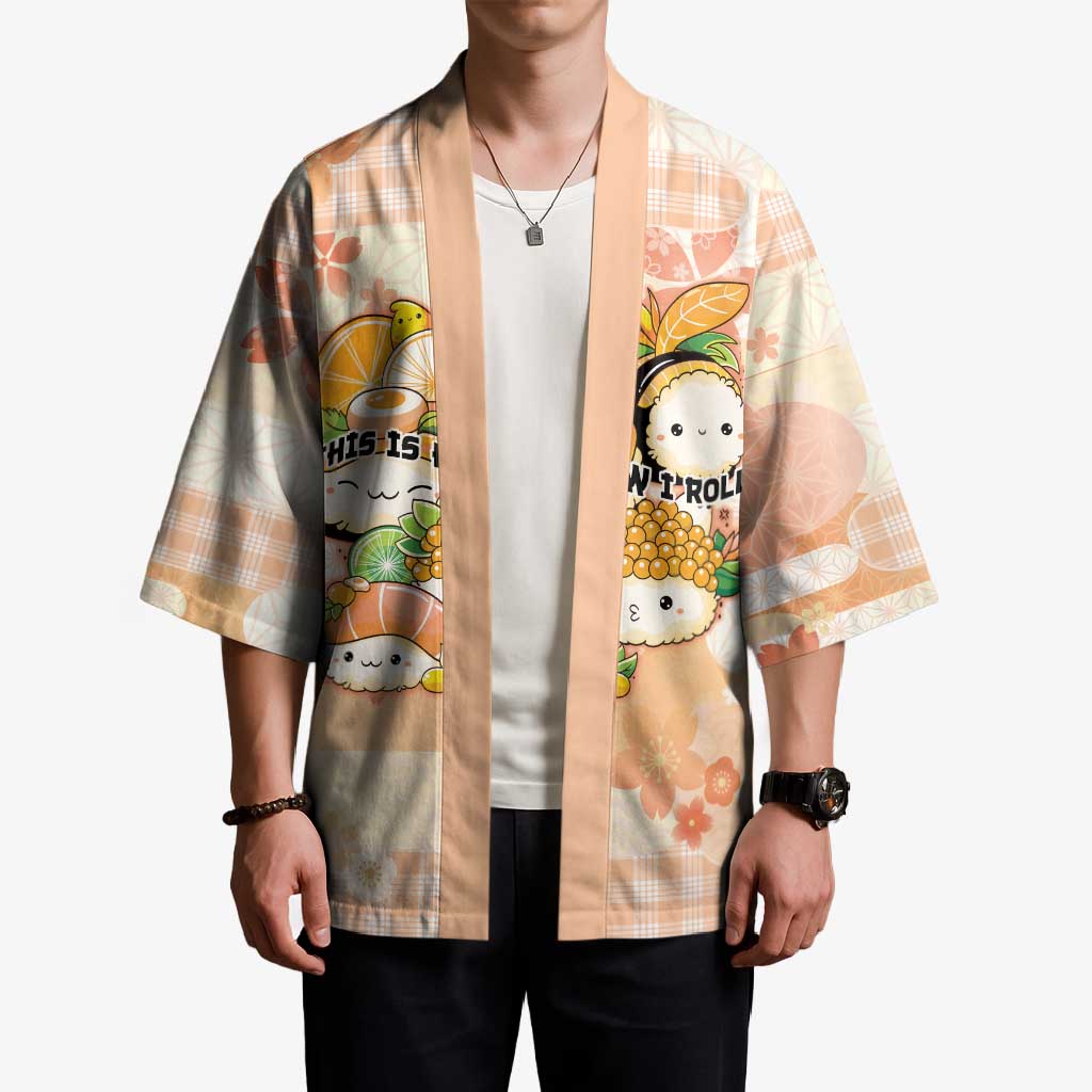 Personalized Japanese Kawaii Sushi Kimono Peach Wagara Palaka This Is How I Roll