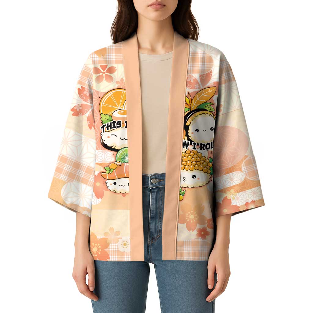 Personalized Japanese Kawaii Sushi Kimono Peach Wagara Palaka This Is How I Roll