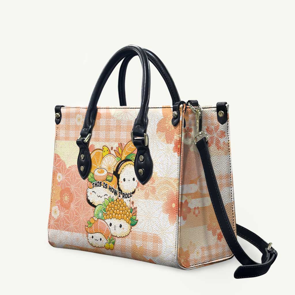 Japanese Kawaii Sushi Leather Bag Peach Wagara Palaka This Is How I Roll