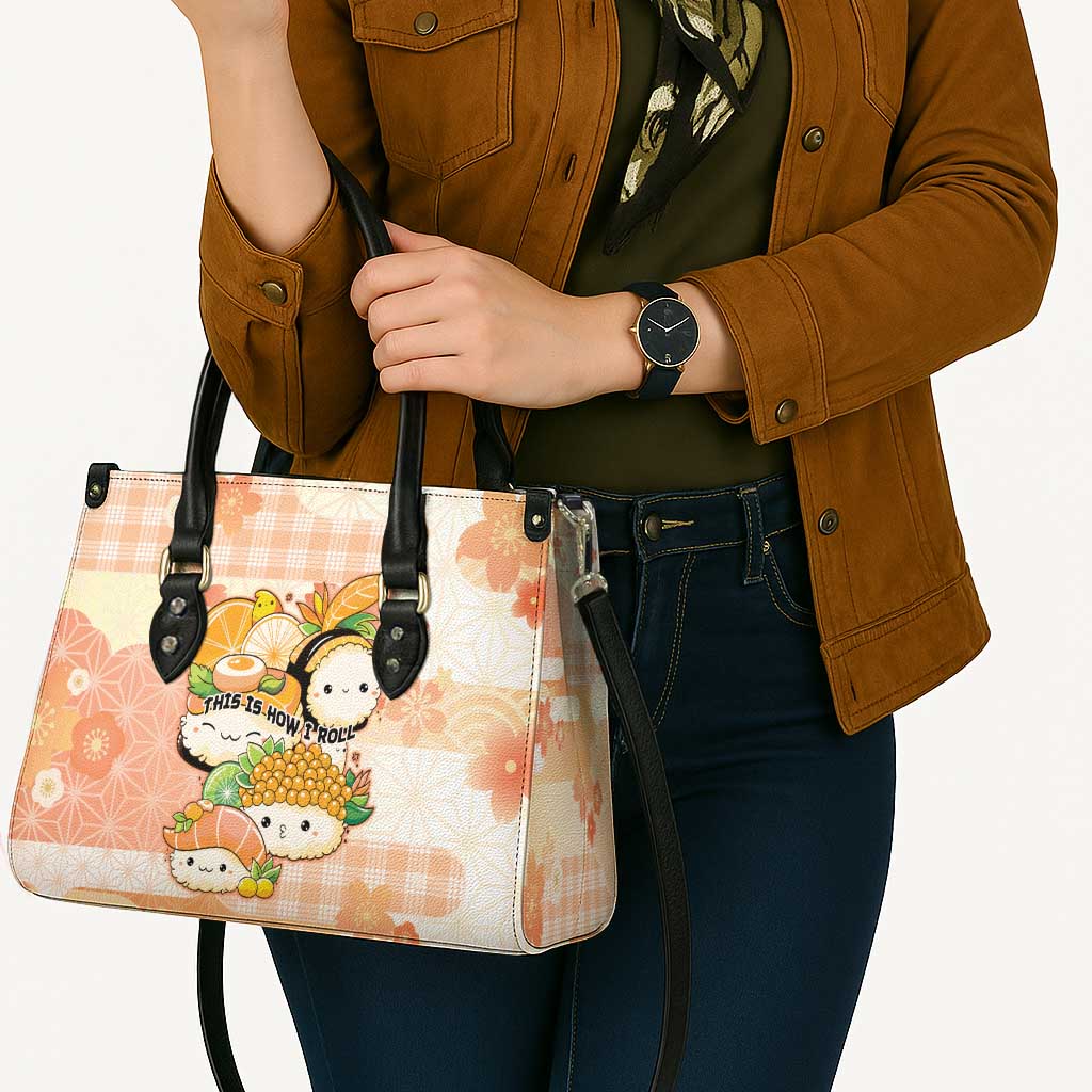 Japanese Kawaii Sushi Leather Bag Peach Wagara Palaka This Is How I Roll
