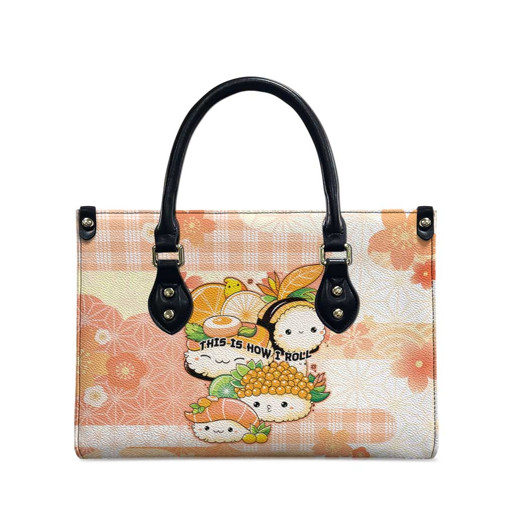 Japanese Kawaii Sushi Leather Bag Peach Wagara Palaka This Is How I Roll
