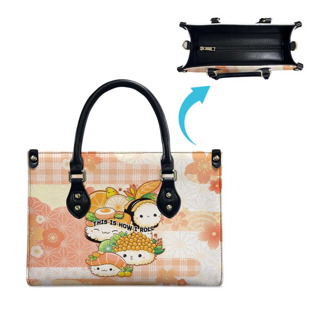 Japanese Kawaii Sushi Leather Bag Peach Wagara Palaka This Is How I Roll