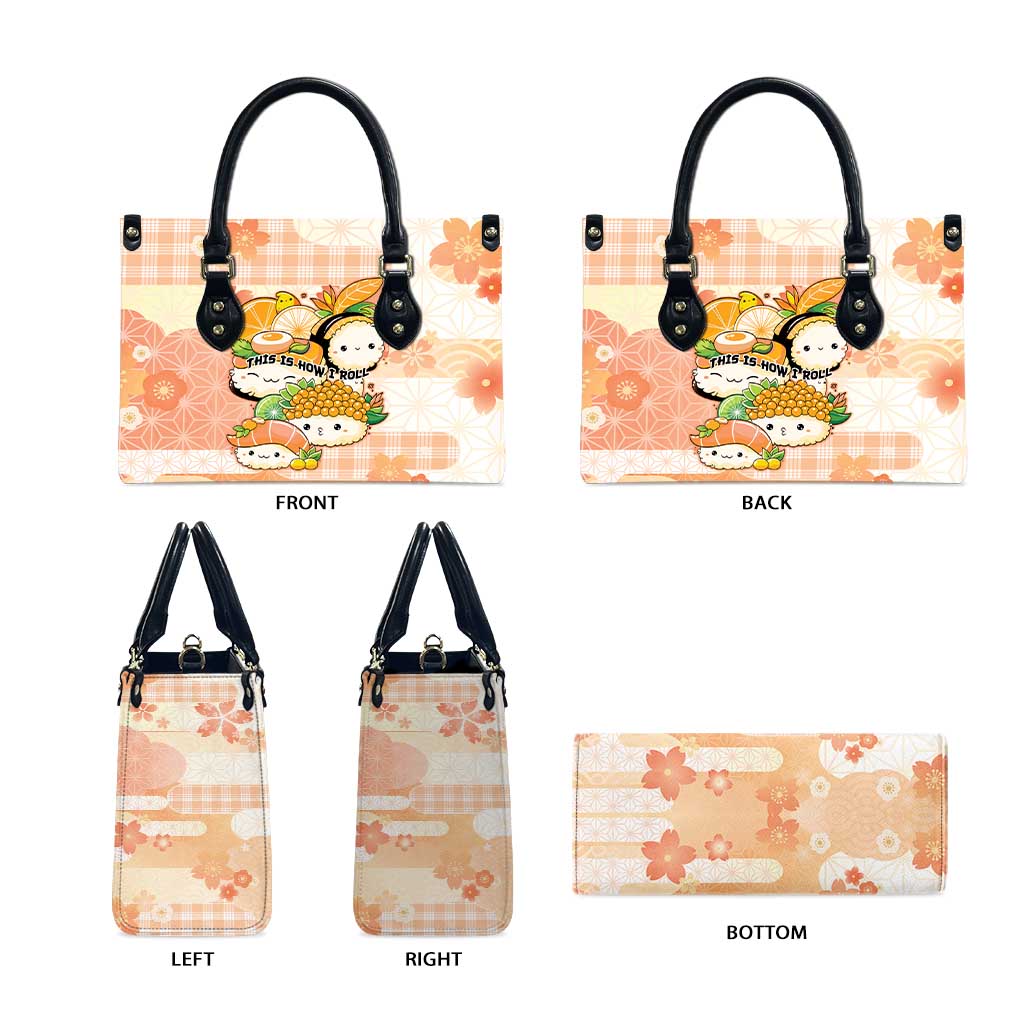 Japanese Kawaii Sushi Leather Bag Peach Wagara Palaka This Is How I Roll