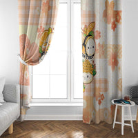 Japanese Kawaii Sushi Window Curtain Peach Wagara Palaka This Is How I Roll LT9 - Polynesian Pride