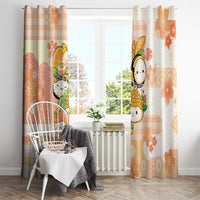Japanese Kawaii Sushi Window Curtain Peach Wagara Palaka This Is How I Roll LT9 - Polynesian Pride