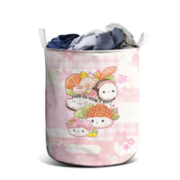 Japanese Kawaii Sushi Laundry Basket Pink Wagara Palaka This Is How I Roll LT9 - Polynesian Pride