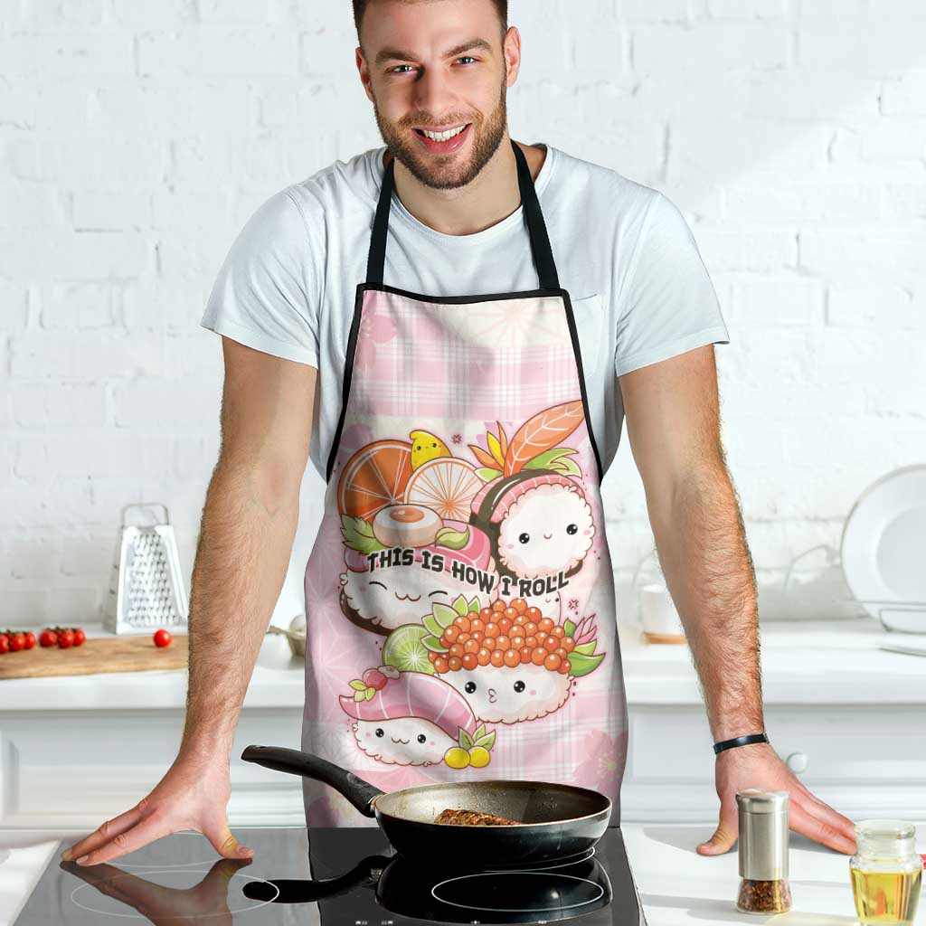 Japanese Kawaii Sushi Apron Pink Wagara Palaka This Is How I Roll