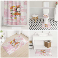 Japanese Kawaii Sushi Bathroom Set Pink Wagara Palaka This Is How I Roll LT9 - Polynesian Pride