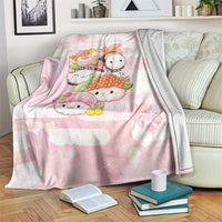 Japanese Kawaii Sushi Blanket Pink Wagara Palaka This Is How I Roll