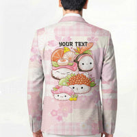 Personalized Japanese Kawaii Sushi Blazer Pink Wagara Palaka This Is How I Roll