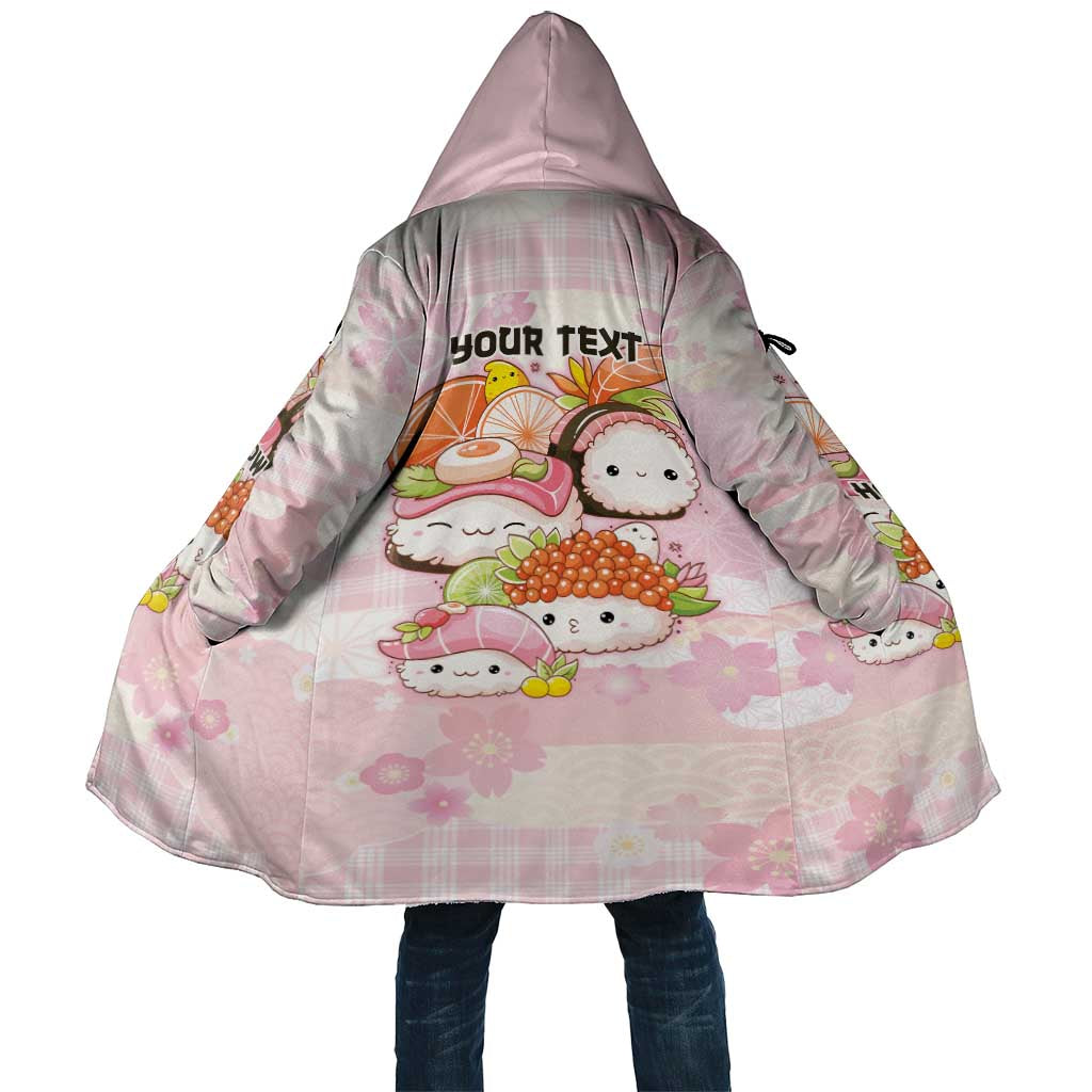 Personalized Japanese Kawaii Sushi Cloak Pink Wagara Palaka This Is How I Roll