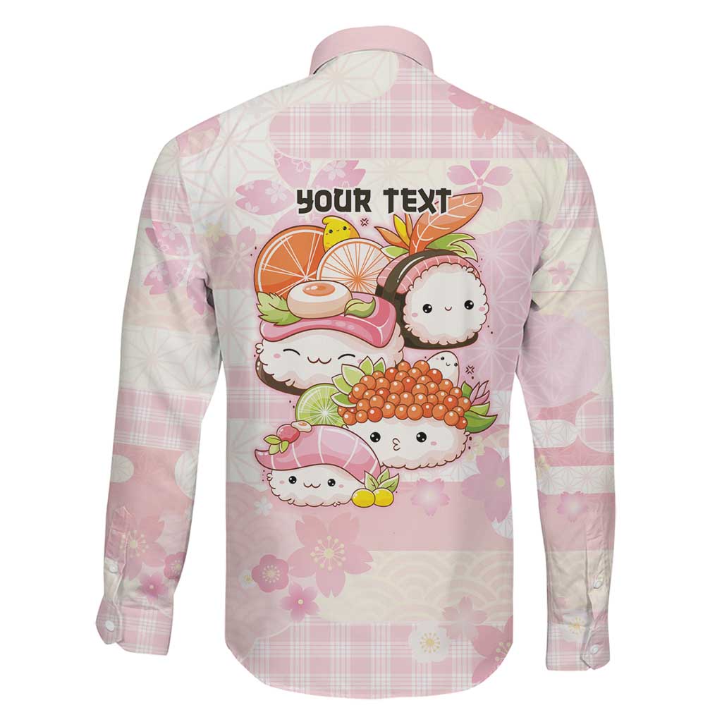Personalized Japanese Kawaii Sushi Family Matching Mermaid Dress and Hawaiian Shirt Pink Wagara Palaka This Is How I Roll
