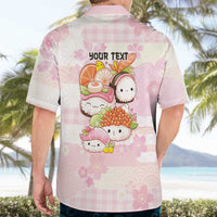 Personalized Japanese Kawaii Sushi Hawaiian Shirt Pink Wagara Palaka This Is How I Roll