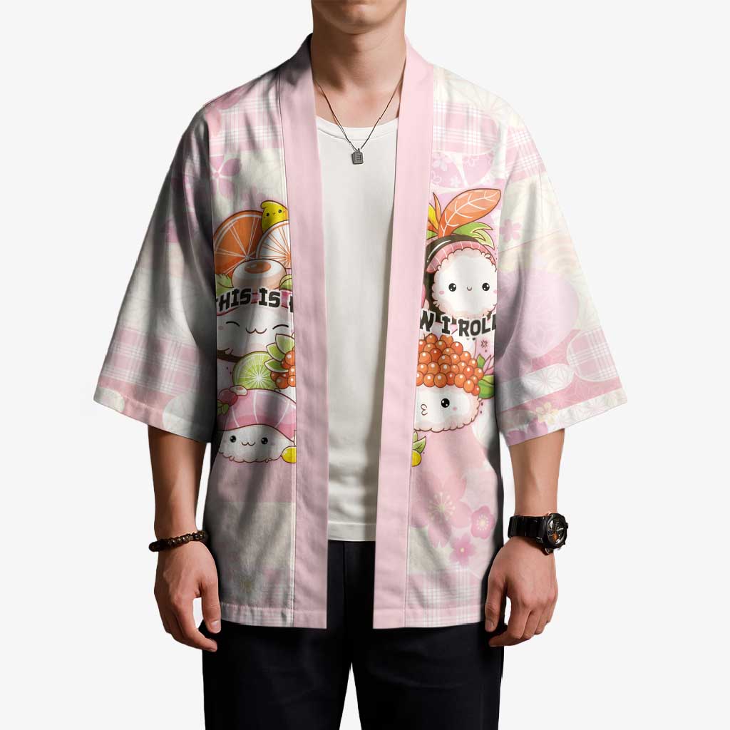 Personalized Japanese Kawaii Sushi Kimono Pink Wagara Palaka This Is How I Roll