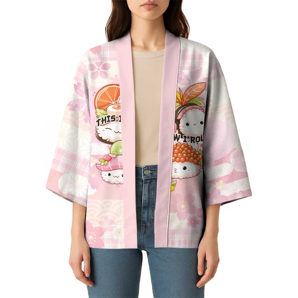 Personalized Japanese Kawaii Sushi Kimono Pink Wagara Palaka This Is How I Roll