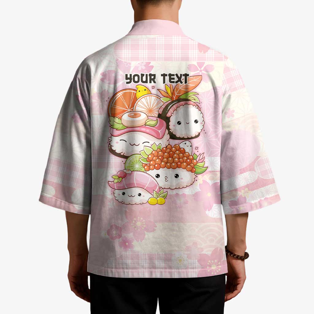 Personalized Japanese Kawaii Sushi Kimono Pink Wagara Palaka This Is How I Roll