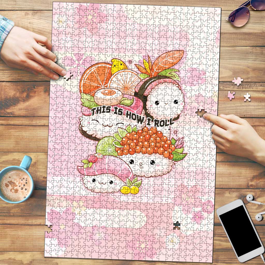 Japanese Kawaii Sushi Puzzle Pink Wagara Palaka This Is How I Roll