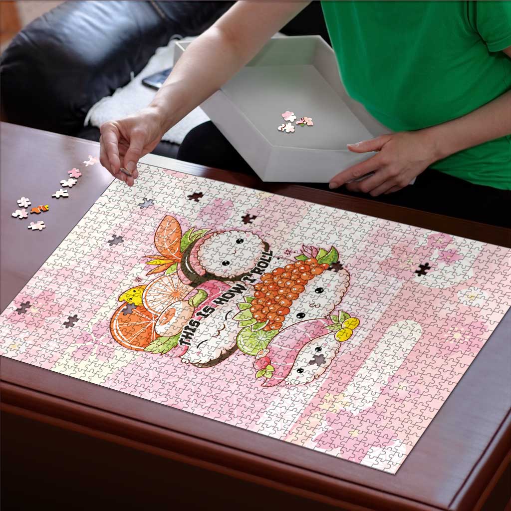Japanese Kawaii Sushi Puzzle Pink Wagara Palaka This Is How I Roll