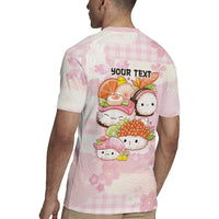 Personalized Japanese Kawaii Sushi Rugby Jersey Pink Wagara Palaka This Is How I Roll