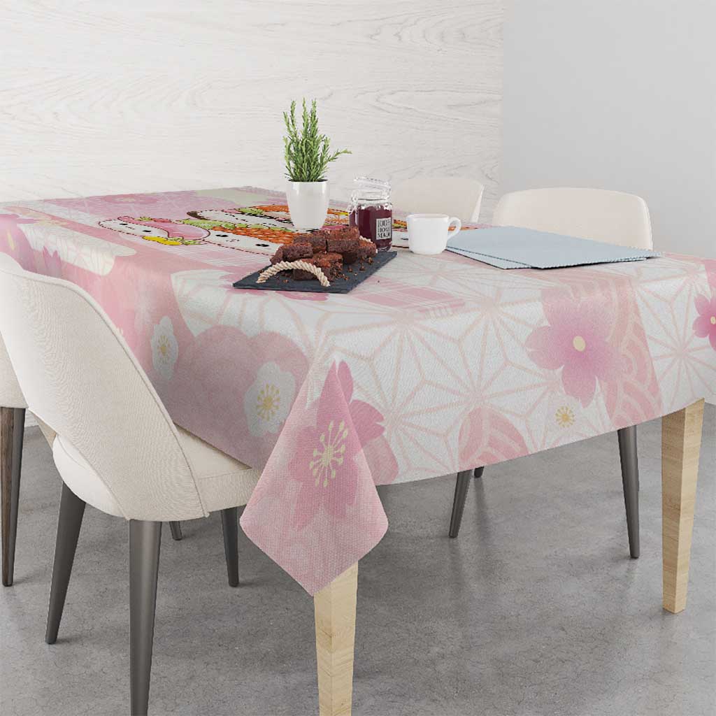 Japanese Kawaii Sushi Tablecloth Pink Wagara Palaka This Is How I Roll