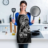 Black Guam Latte Stone Tribal Tattoo Apron Hafa Adai Six 7 One - Polynesian Pride