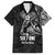 Black Guam Latte Stone Tribal Tattoo Family Matching Tank Maxi Dress and Hawaiian Shirt Hafa Adai Six 7 One