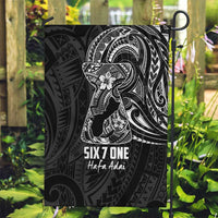 Black Guam Latte Stone Tribal Tattoo Garden Flag Hafa Adai Six 7 One