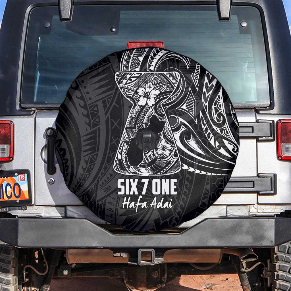 Black Guam Latte Stone Tribal Tattoo Spare Tire Cover Hafa Adai Six 7 One