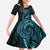 Blue Guam Latte Stone Tribal Tattoo Family Matching Tank Maxi Dress and Hawaiian Shirt Hafa Adai Six 7 One