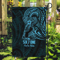 Blue Guam Latte Stone Tribal Tattoo Garden Flag Hafa Adai Six 7 One