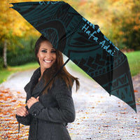 Blue Guam Latte Stone Tribal Tattoo Umbrella Hafa Adai Six 7 One - Polynesian Pride