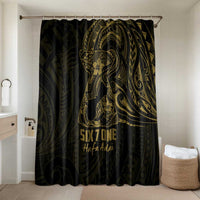 Gold Guam Latte Stone Tribal Tattoo Bathroom Set Hafa Adai Six 7 One - Polynesian Pride