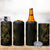 Gold Guam Latte Stone Tribal Tattoo 4 in 1 Can Cooler Tumbler Hafa Adai Six 7 One