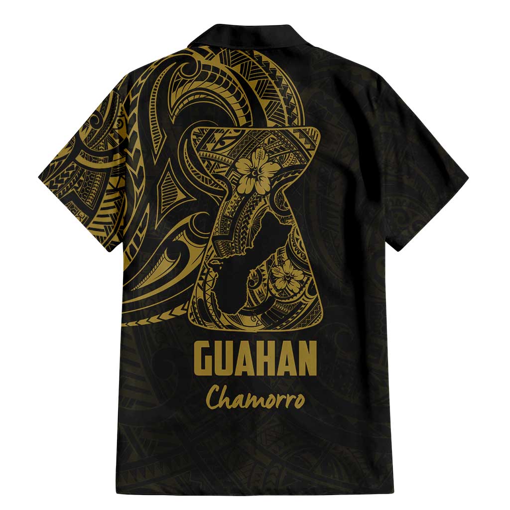 Gold Guam Latte Stone Tribal Tattoo Family Matching Mermaid Dress and Hawaiian Shirt Hafa Adai Six 7 One