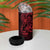 Oxblood Guam Latte Stone Tribal Tattoo 4 in 1 Can Cooler Tumbler Hafa Adai Six 7 One
