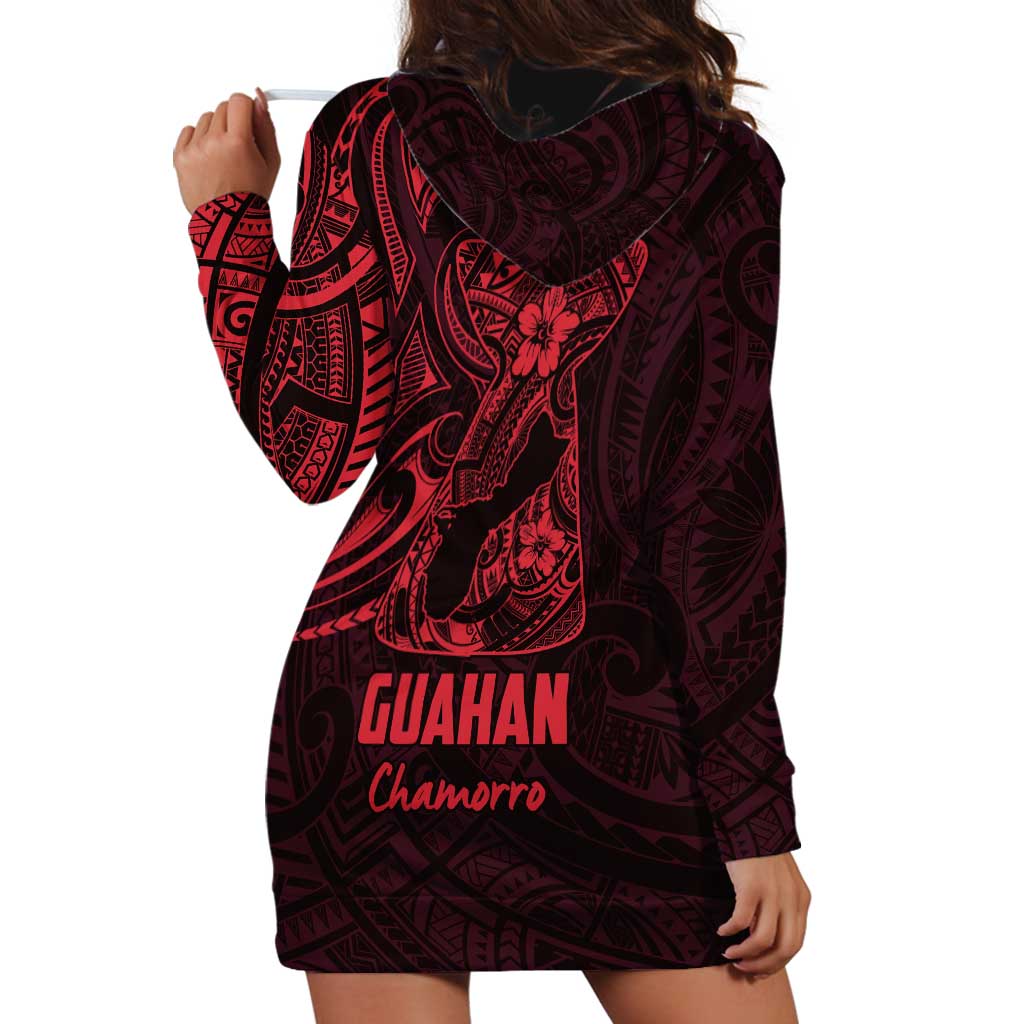 Oxblood Guam Latte Stone Tribal Tattoo Hoodie Dress Hafa Adai Six 7 One