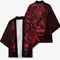 Oxblood Guam Latte Stone Tribal Tattoo Kimono Hafa Adai Six 7 One - Polynesian Pride