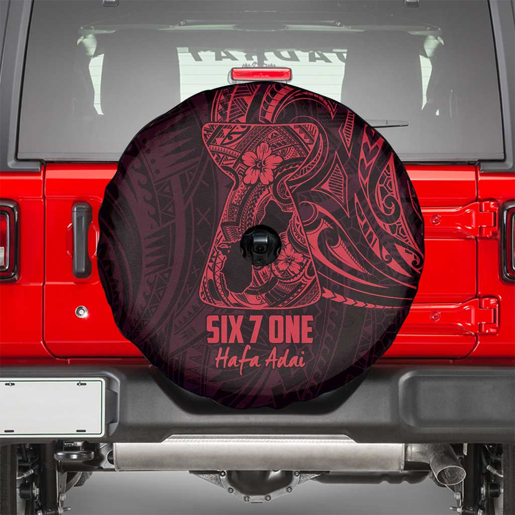 Oxblood Guam Latte Stone Tribal Tattoo Spare Tire Cover Hafa Adai Six 7 One