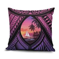 Guam Chamorro Artsy Pillow Cover Guahan Sunset Beach LT9 Sunset - Polynesian Pride