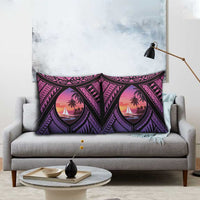 Guam Chamorro Artsy Pillow Cover Guahan Sunset Beach LT9 - Polynesian Pride