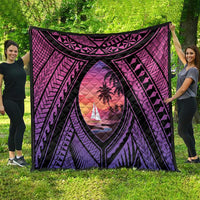 Guam Chamorro Artsy Quilt Guahan Sunset Beach