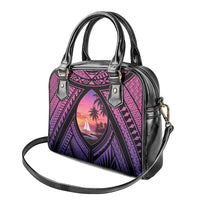 Guam Chamorro Artsy Shoulder Handbag Guahan Sunset Beach