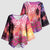 Guam Latte Stone with Map Kimono Sleeve Blouse Bougainvillea Beach Sunset - Polynesian Pride