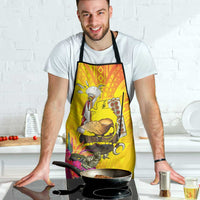 Papua New Guinea Cultural Tropical Flowers Apron - Polynesian Pride