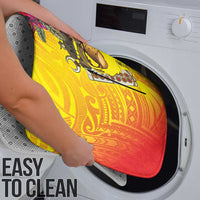 Papua New Guinea Cultural Tropical Flowers Bathroom Set - Polynesian Pride