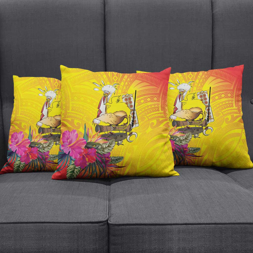 Papua New Guinea Cultural Tropical Flowers Pillow Cover LT9 - Polynesian Pride