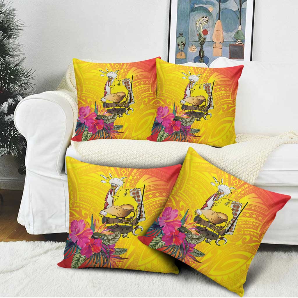 Papua New Guinea Cultural Tropical Flowers Pillow Cover LT9 - Polynesian Pride