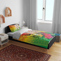 Vanuatu 45th Anniversary Bedding Set Polynesian with Sand Drawing Pattern LT9 - Polynesian Pride