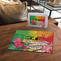 Vanuatu 45th Anniversary Puzzle Polynesian with Sand Drawing Pattern - Polynesian Pride