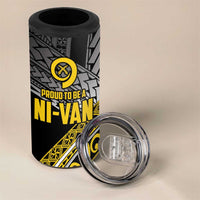 Vanuatu Proud to be Ni-van Personalised 4 in 1 Can Cooler Tumbler with Mutis En Atan Patterns